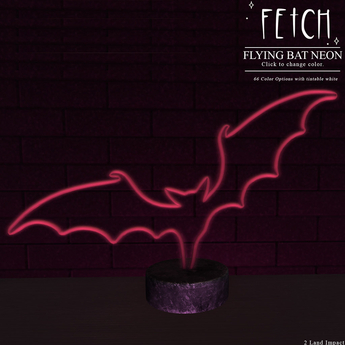 Second Life Marketplace - [Fetch] Flying Bat Neon
